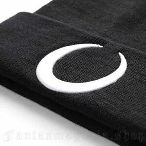 KILLSTAR Luna Cresent Moon Black and White Men's Beanie Unisex OS Used